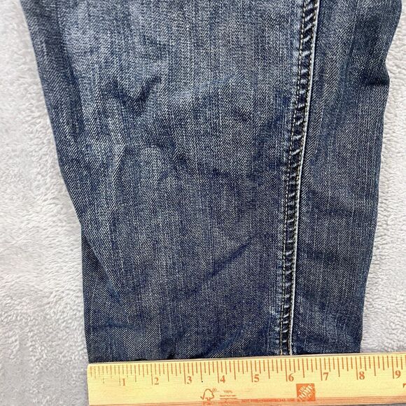 Prana Jeans Mens 30x26.5* Straight Leg Faded Blue Relaxed - Picture 7 of 10